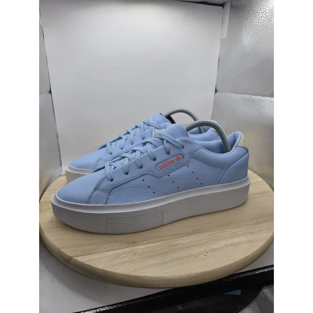 Women's Adidas Leather Sneakers - Picture 2 of 9